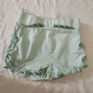 Dirkje infant girl 18m green shorts #SS4